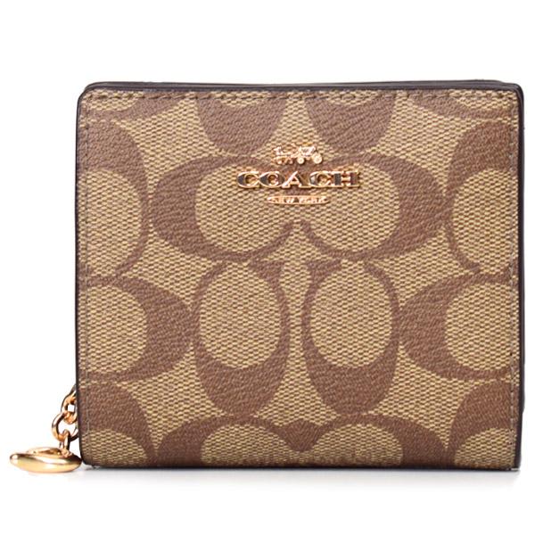 COACH（コーチ） 財布 コーティングキャンバス スムースレザー