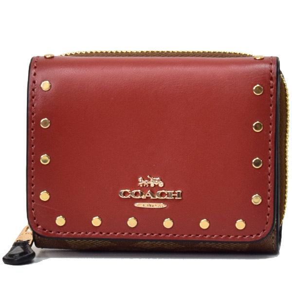 COACH（コーチ） 財布 コーティングキャンバス カーフレザー