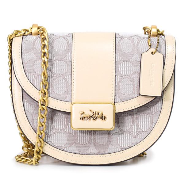 Coach ショルダーバッグ アリシャ COACH（コーチ） バッグ ジャガード レザー シグネチャー アリー