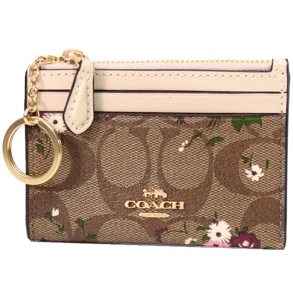 COACH（コーチ） 小銭入れ コーティングキャンバス スムースレザー