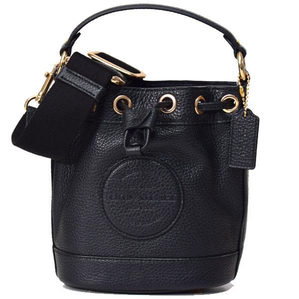 コーチ　ハンドバック COACH コーチ バッグ ぺブルレザー デンプシー ロゴ パッチ