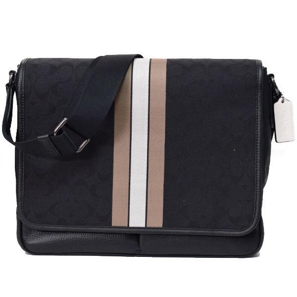 COACHショルダーバック　グローブレザー×レガシーストライプ COACH（コーチ） ハンドバッグ CURVE ZIP カーブ ジップ CAF11