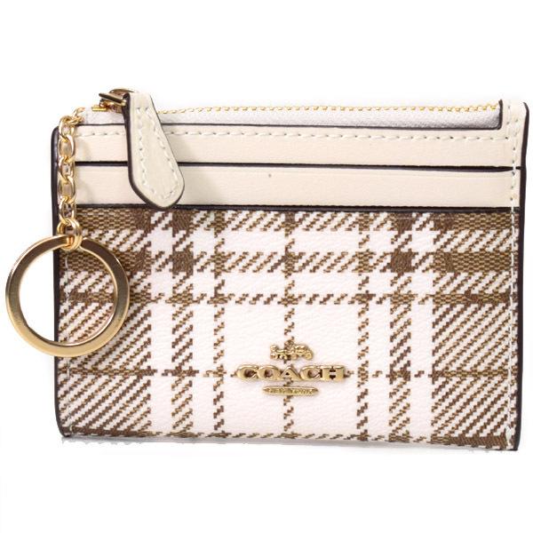 COACH（コーチ） 小銭入れ コーティングキャンバス スムースレザー