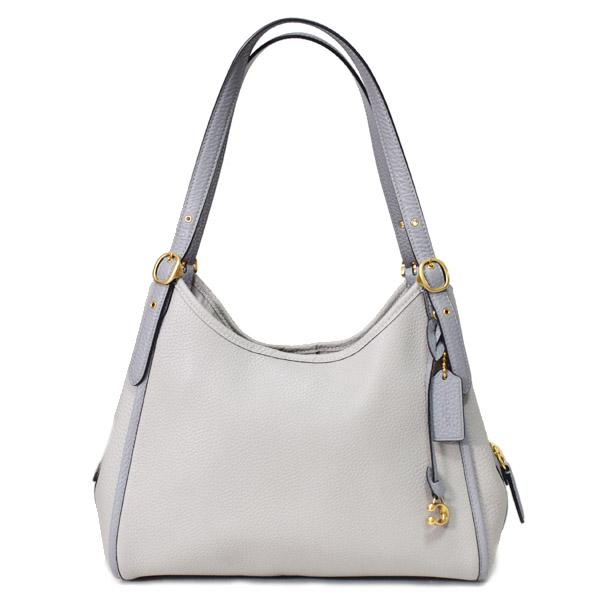 COACH コーチ バッグ ぺブルレザー ロリ カラーブロック C
