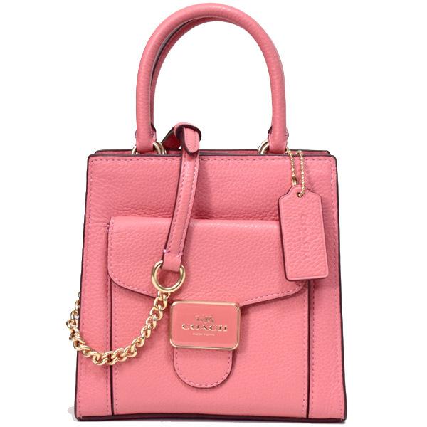 COACH ミニペッパー クロスボディ 2way ショルダーバッグ ハンドバッグ COACH（コーチ） バッグ ぺブルレザー ミニ ペッパー クロスボディ