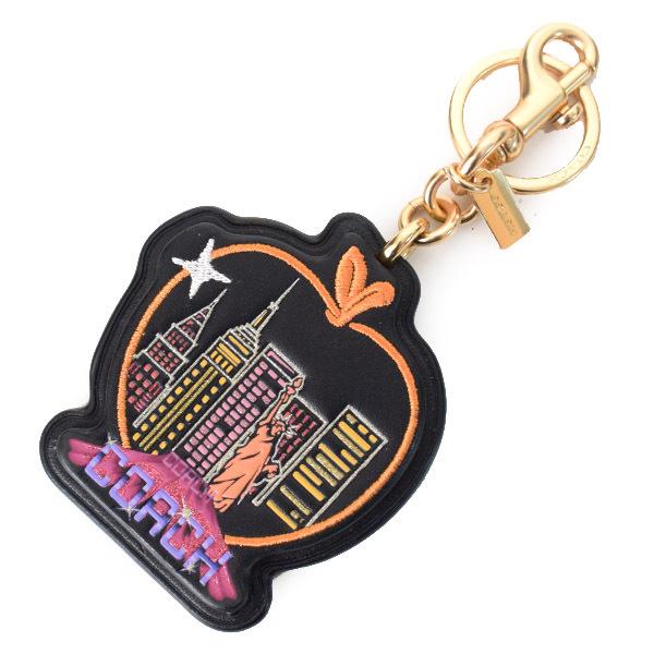 COACH（コーチ） キーホルダー スムースレザー コーティングキャンバス