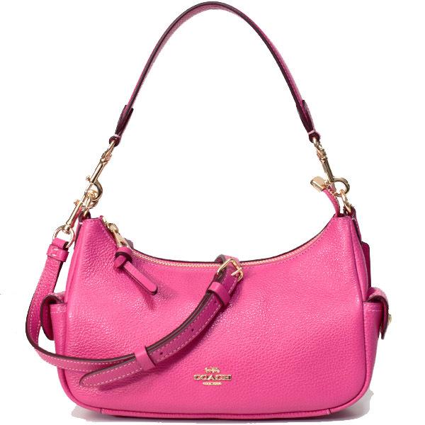 COACH（コーチ） バッグ ぺブルレザー ロゴ ペニー 2way クロスボディ