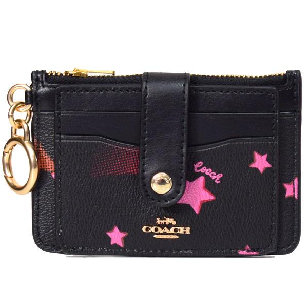 COACH コーチ カードケース コーティングキャンバス スムースレザー 