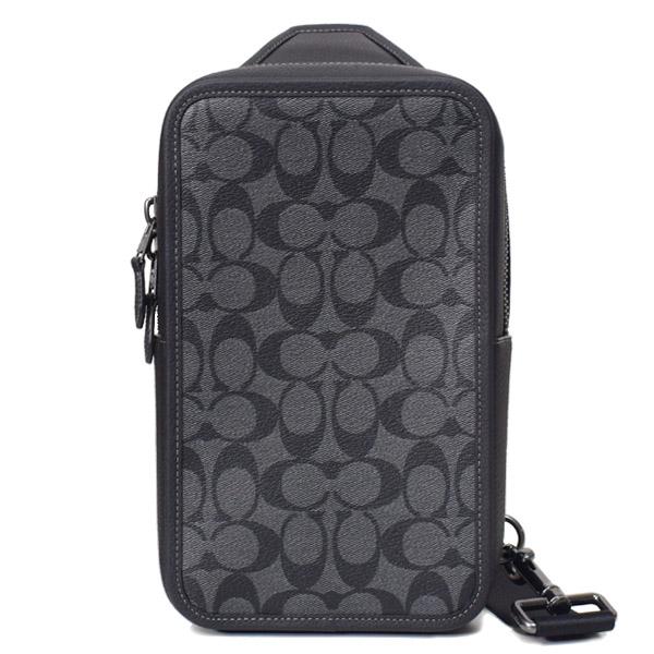 新品　COACH ショルダーバッグ シグネチャー サリバン パックC9867 COACH コーチ メンズ バッグ コーティングキャンバス レザー