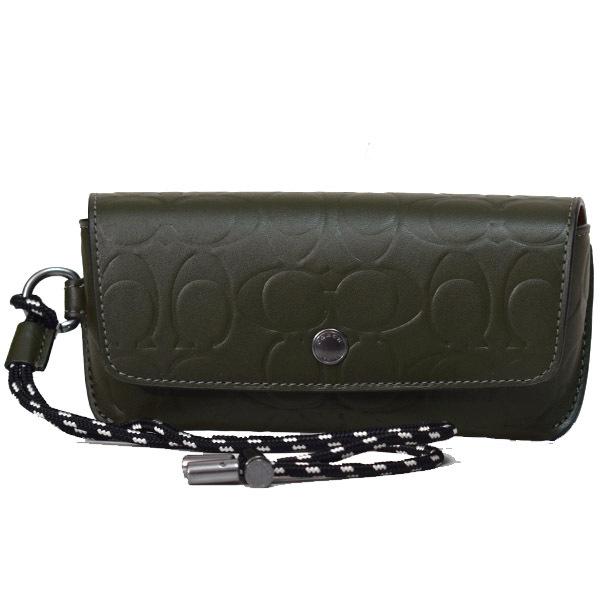 COACH コーチ 小物 レザー シグネチャー ストラップ付き サングラス  
