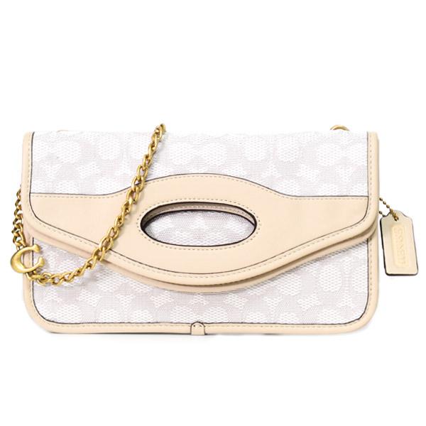COACH（コーチ） バッグ ジャガード レザー シグネチャー フォールド 