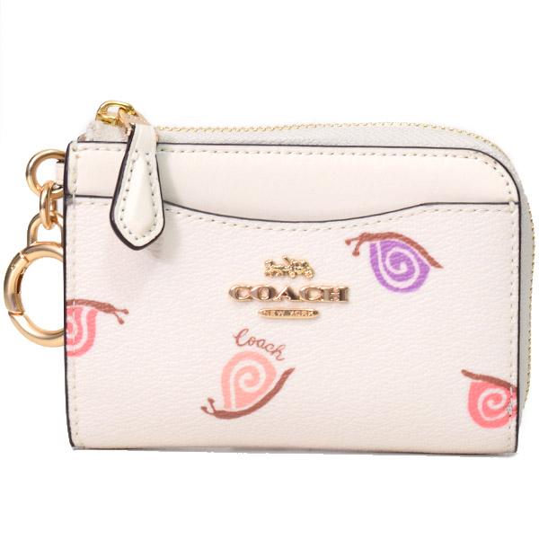 COACH（コーチ） コインケース レザー キーリング付き L字 ジップ
