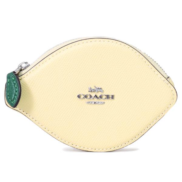 COACH（コーチ） コインケース レザー レモン フルーツ モチーフ 