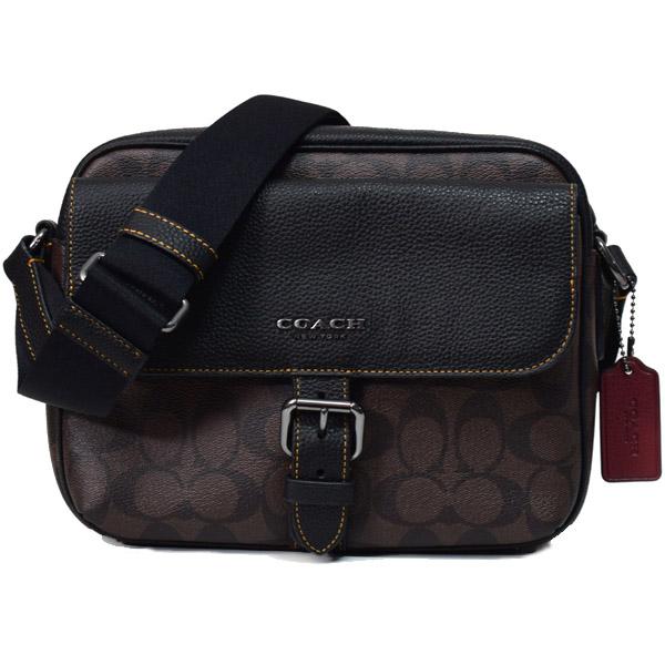 コーチ　メンズ　ハドソン　クロスボディ　ショルダーバッグ　CB846 COACH コーチ バッグ コーティングキャンバス レザー