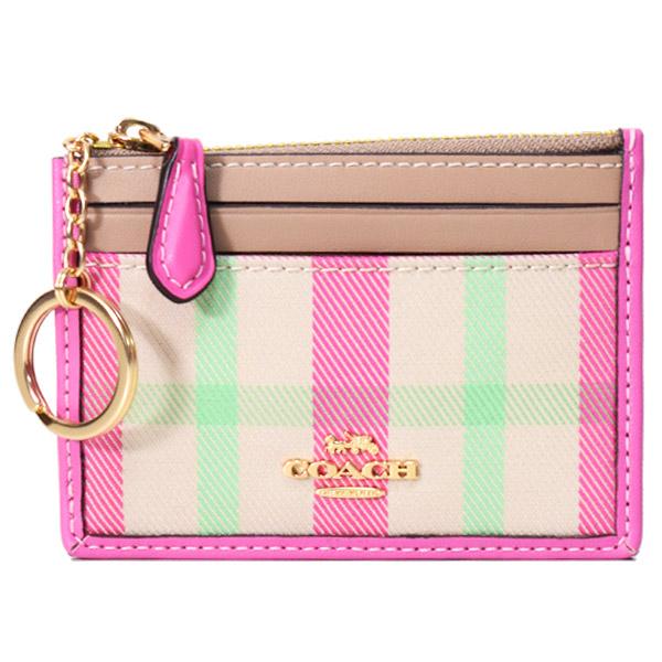 COACH（コーチ） コインケース キャンバス レザー プレイド チェック