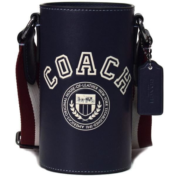 COACH（コーチ） バッグ レザー バーシティ ウォーター ボトル ケース 