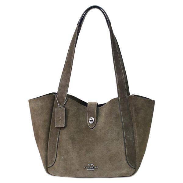 COACH コーチ トートバッグ ターンロック シグネチャー スエード COACH（コーチ） バッグ スエード レザー ターンロック ハドリー ロゴ