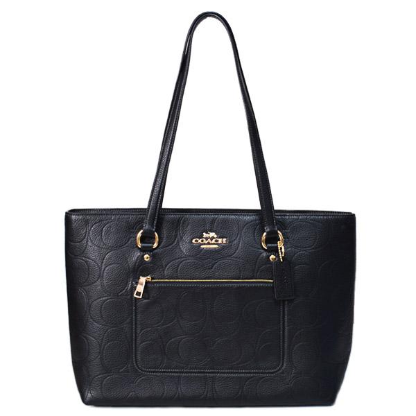 【極美品】COACH コーチ メッセンジャーバッグ レザー ブラック ロゴ型押し コーチ シグネチャー型押しレザースクエアバッグ COACH | 京都通販