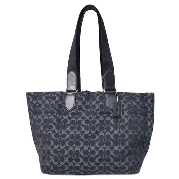 COACH（コーチ） メンズ バッグ デニム レザー シグネチャー スモール