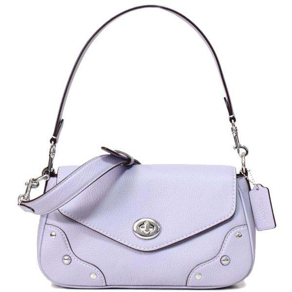 COACH（コーチ） バッグ ぺブルレザー ミリー フラップ ターンロック
