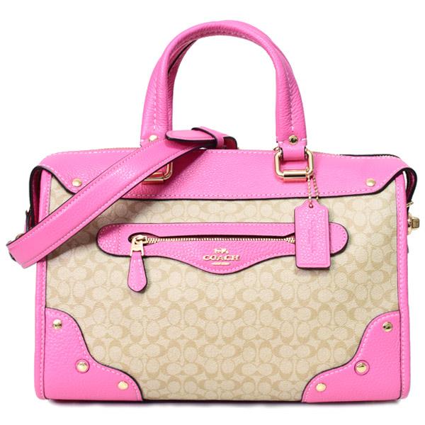 COACH コーチ バッグ コーティングキャンバス レザー