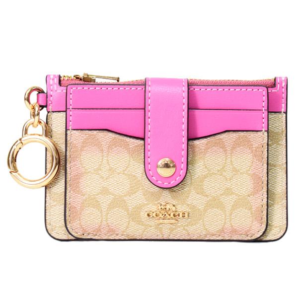 COACH コーチ カードケース コーティングキャンバス レザー COACH コーチ カードケース コーティングキャンバス レザー