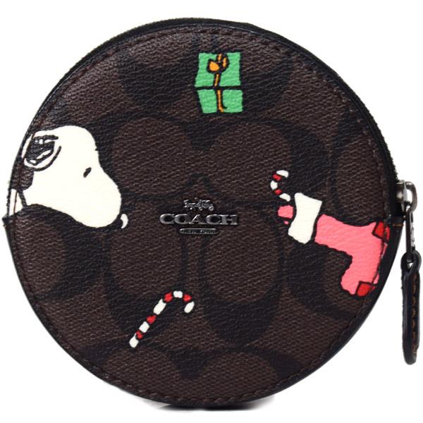 COACH 小銭入れ スヌーピー シグネチャー コーティングキャンバス レザー COACH コーチ 小銭入れ スヌーピー コーティングキャンバス