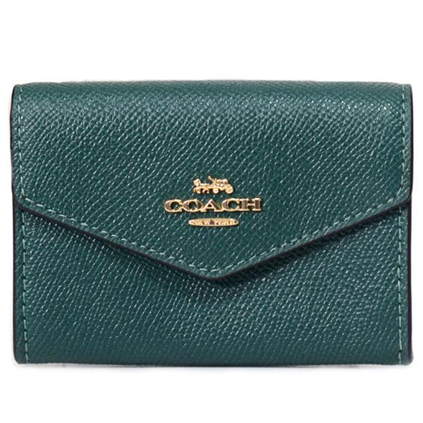【 新品未使用 】 COACH コーチ フラップカードケース 名刺入れ レザー COACH コーチフラップカードケース名刺入れカードケースダークパイン