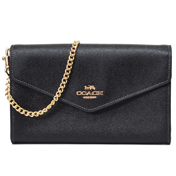 COACH（コーチ） バッグ クロスグレインレザー エンベロープ フラップ