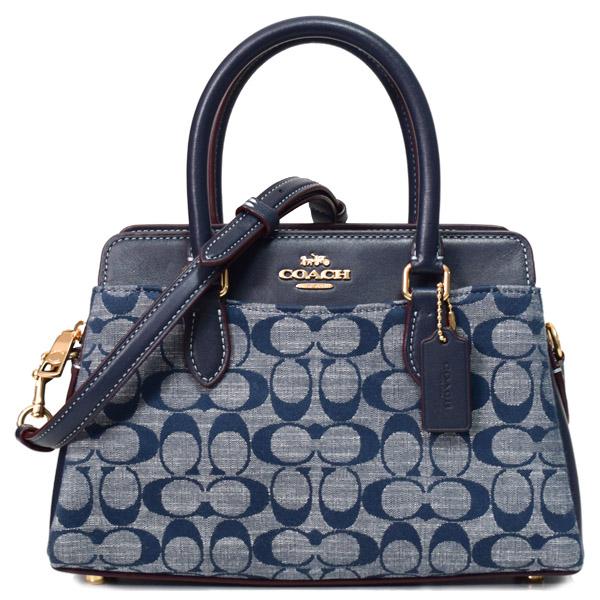 ＜COACH＞コーチ ショルダーバッグ CH859 ハンドバッグ 手提げバッグ COACH（コーチ） バッグ シャンブレー スムースレザー シグネチャー