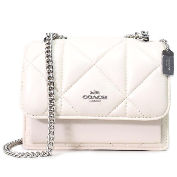 COACH コーチ バッグ スムースレザー キルティング パフィー クレア 
