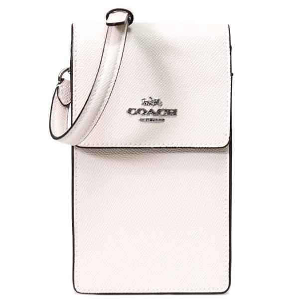 COACH（コーチ） スマホショルダー クロスグレインレザー フォン