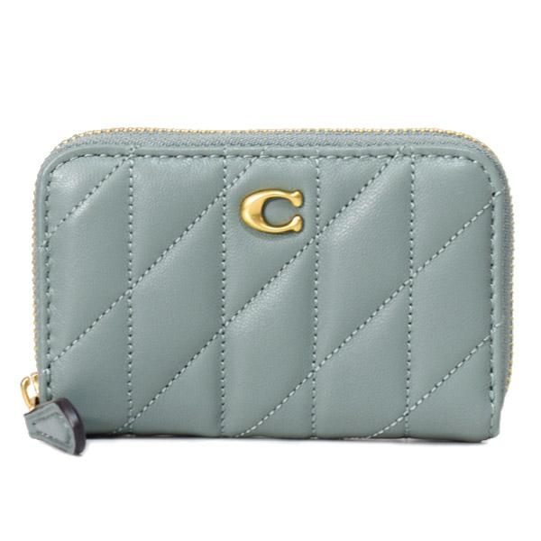 COACH（コーチ） カードケース レザー キルティング ピロー ロゴ