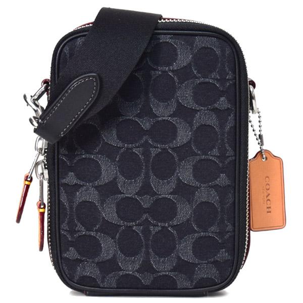 極美品✨COACH ショルダーバッグ スタントン 2way シグネチャー COACH コーチ メンズ バッグ デニム レザー シグネチャー