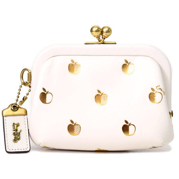 COACH コーチ リンゴ柄 コインケース がま口 財布 楽天市場】COACH コーチ 76608 コインケース 小銭入れ がま口