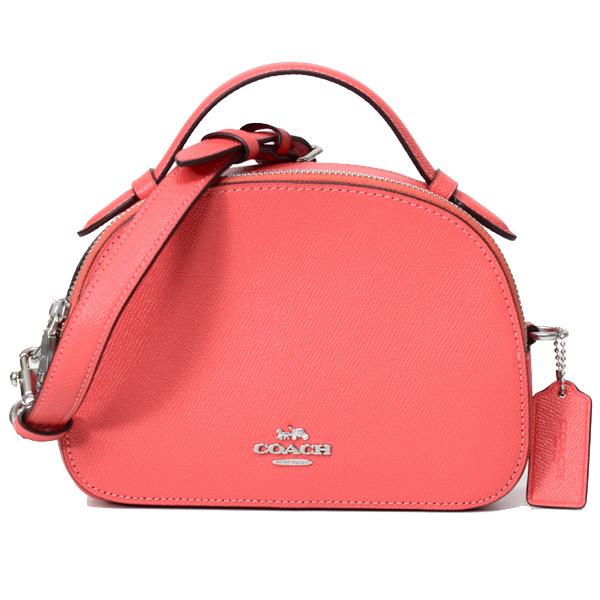 コーチ バッグ COACH クロスグレインレザー セレナ サッチェル クロスボディ 2WAY ショルダーバッグ タンジェリン coach1589 COACH（コーチ） バッグ クロスグレインレザー セレナ サッチェル