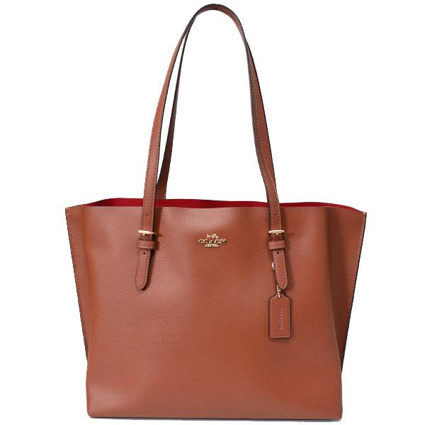 COACH（コーチ） バッグ ぺブルレザー モリー ロゴ ショルダー トート