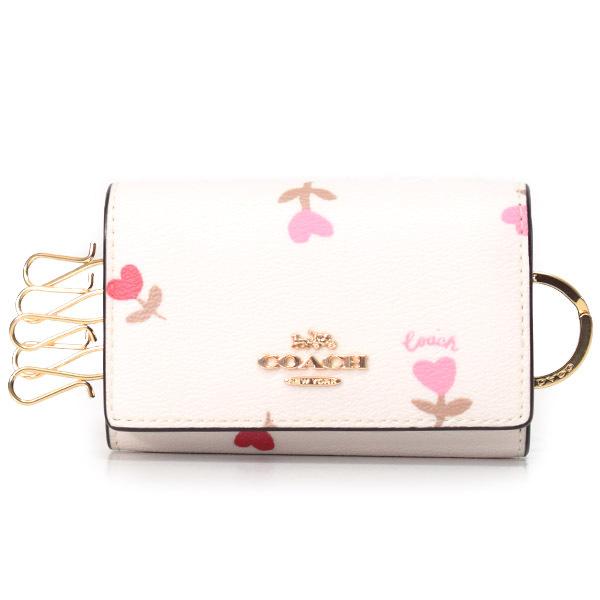 COACH（コーチ） キーケース コーティングキャンバス ハート