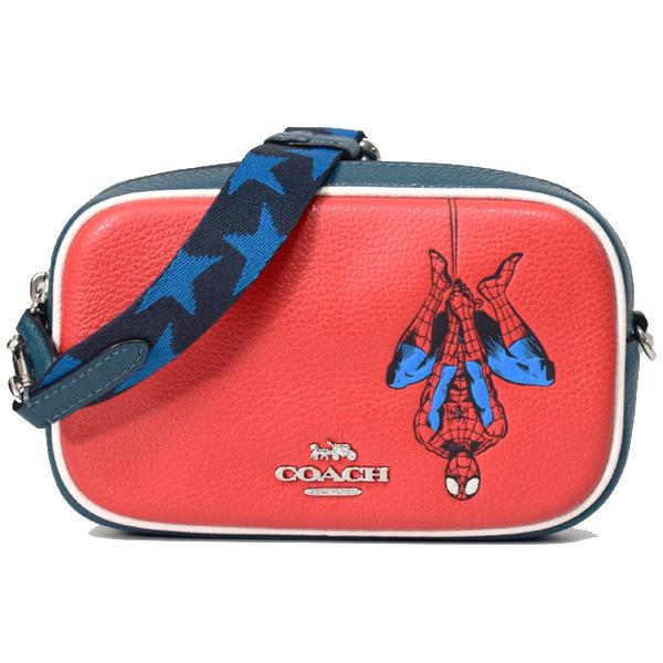 COACH（コーチ） バッグ ペブルレザー マーベル コラボ スパイダーマン