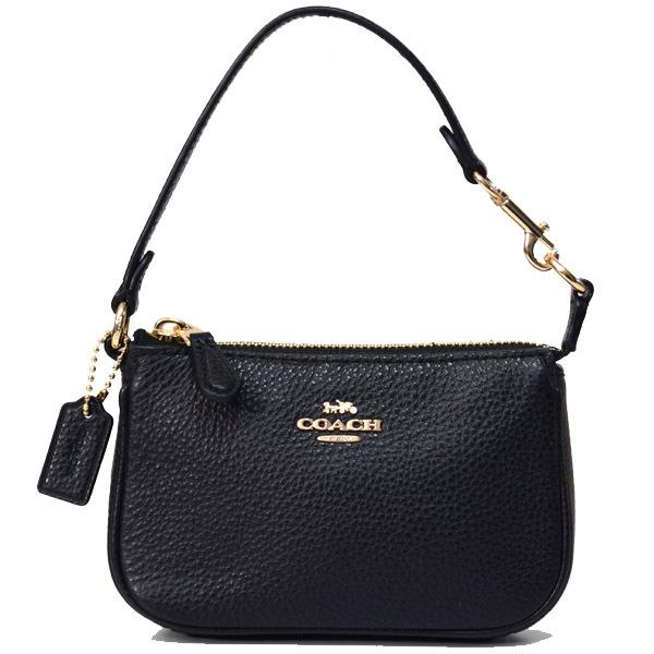 COACH（コーチ） マルチポーチ ぺブルレザー ノリータ 15 ロゴ リスト