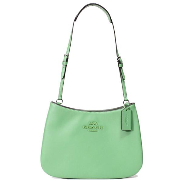 コーチ バッグ COACH スムースレザー ペネロペ ロゴ スリム ショルダー ハンドバッグ ソフトグリーン CP101 COACH（コーチ） バッグ スムースレザー ペネロペ ロゴ スリム