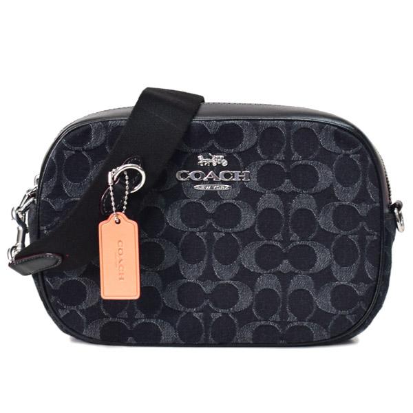 COACH（コーチ） バッグ デニム スムースレザー シグネチャー カメラ 