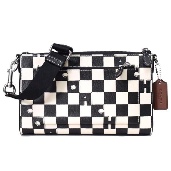 COACH（コーチ） バッグ COACH PVC レザー チェッカーボード プリント 