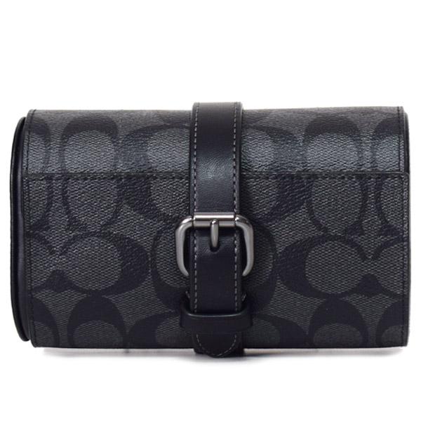 COACH（コーチ） 腕時計ケース コーティングキャンバス レザー 