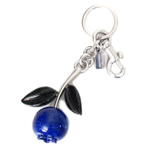 COACH（コーチ） キーホルダー レジン メタル ブルーベリー ラメ