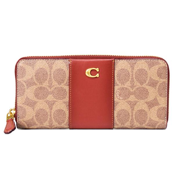 COACH（コーチ） 長財布 コーティングキャンバス レザー シグネチャー
