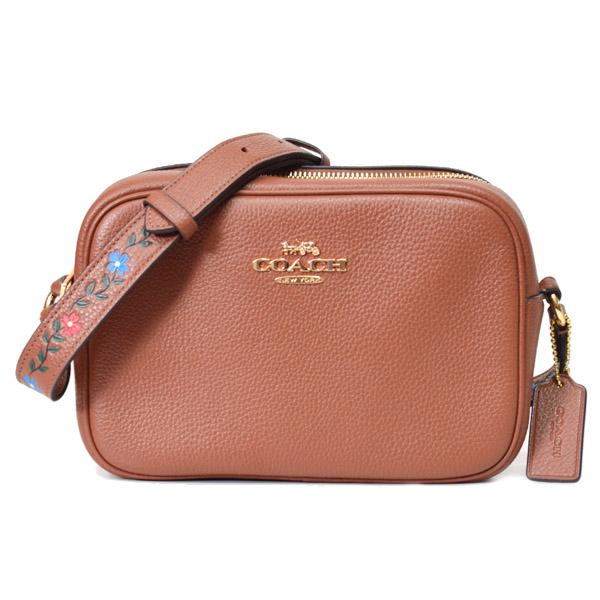 COACH コーチ バッグ ぺブルレザー フラワー お花 ジェイミー 