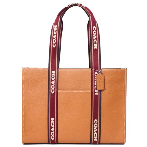 COACH（コーチ） バッグ ぺブルレザー スミス ラージ トート ロゴ