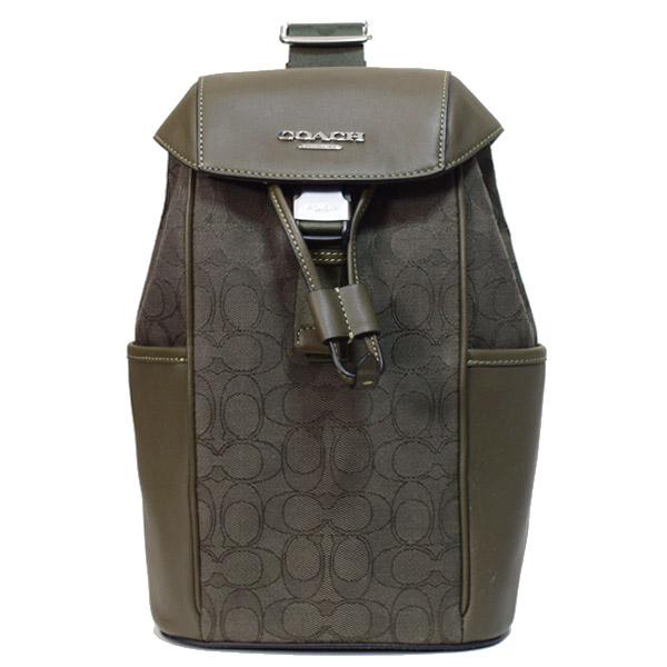 COACH（コーチ） メンズ バッグ ジャガード レザー シグネチャー 