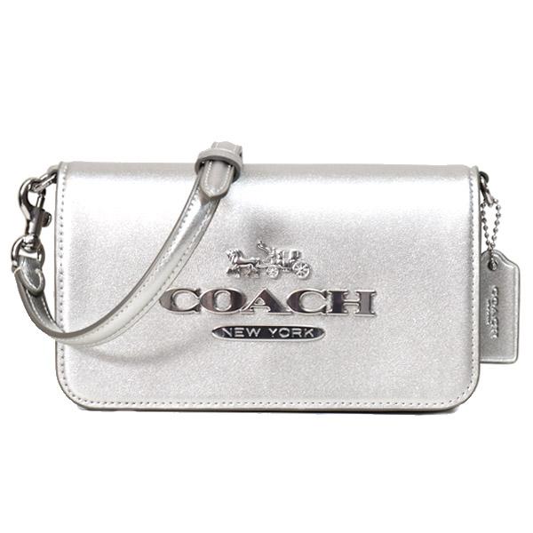 COACH コーチ バッグ レザー トニー ロゴ メタリック キラキラ